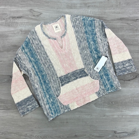 🔆RIP CURL🔆 MONTAUK SWEATER PONCHO - Picture 2 of 11